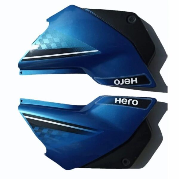 SIDE PANEL FOR HERO GLAMOUR NEW MODEL TYPE1 FOREST BLUE COLOUR - SPARE NEST